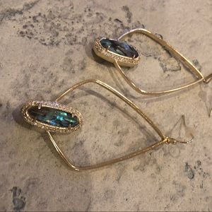KENDRA SCOTT Abalone Shell Arianna Drop Earrings